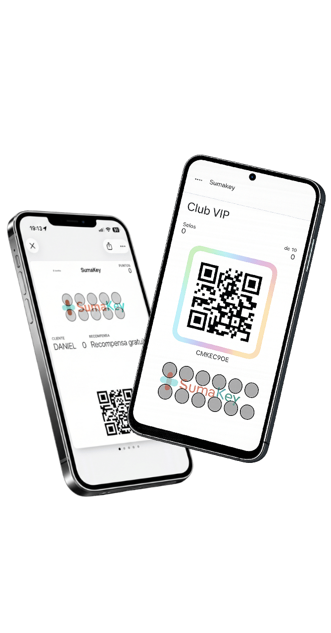 SumaKey - Tarjetas de fidelización digital en Apple Wallet y Google Wallet